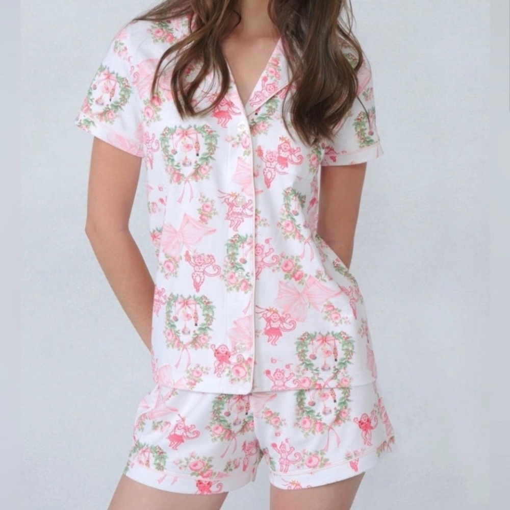 Limited Edition - Worn only once - Love Shack Fancy x Roller Rabbit Pajama set